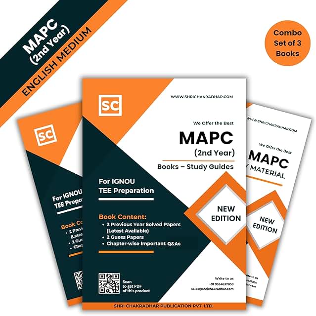 IGNOU MAPC 2nd Year Help Books Combo of MPCE 21 MPCE 22 MPCE 23 (5th Edition) IGNOU Study Notes/Guidebook With Solved Previous Year Question Papers IGNOU MA Counselling Psychology mpce21 mpce22 mpce23