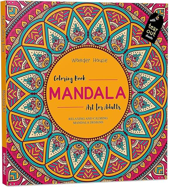 Mandala Art: Colouring books for Adults with tear out sheets