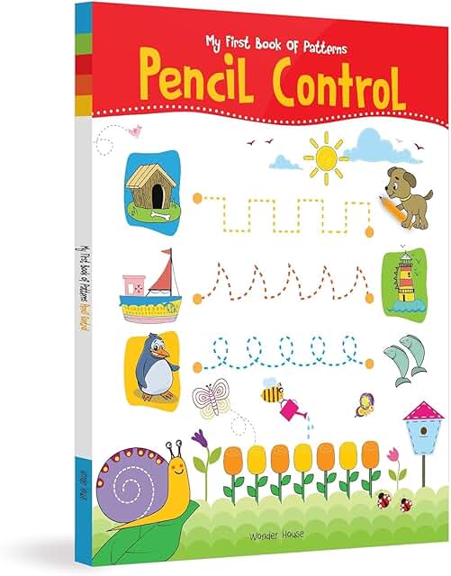 My First Book of Patterns Pencil Control: Patterns Practice book for kids (Pattern Writing) |Best Selling Tracing Book for Kids in India | Early Learning | Tracing Lines &amp; Pattern Writing Activities | Premium Quality Return Gift | Ages 2 - 5 Years | 1.5 hours of fun time