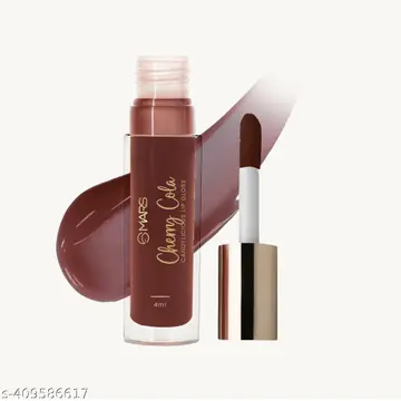 MARS Candylicious Colored Lip Gloss for Women | Hydrating & High Shine | Lightweight Weight & Comfortable | Non-Sticky | Enriched with Vitamin-E (4.0ml) ( 08-CHERRY COLA )